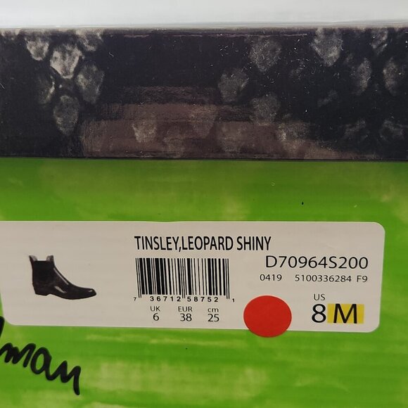 Sam Edelman Tinsley Rain Boot Leopard Clear Shiny Womens US Size 8 Unworn w/ Box - Picture 12 of 12